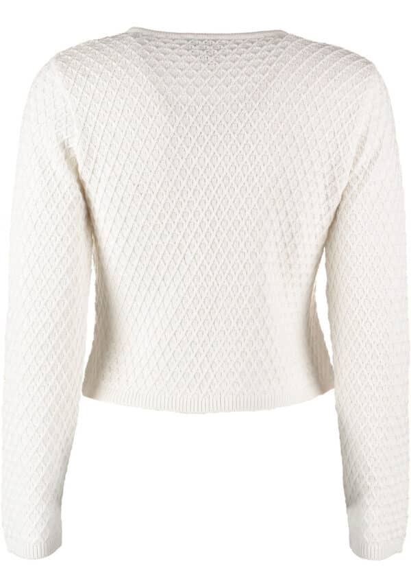 Strickjacke Weiß 457007-0771 – Bild 2