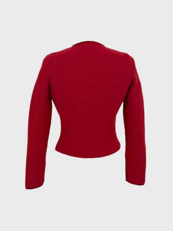 Strickjacke Rot Ruhfeld – Bild 2