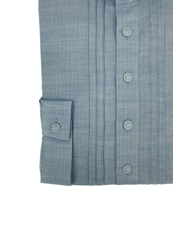 Trachtenhemd Blau 11-5784 – Bild 2