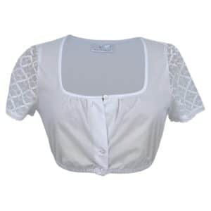 Dirndlbluse Weiß 10222JSL