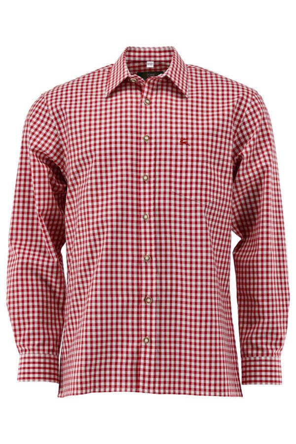 Trachtenhemd Rot 120001-2602