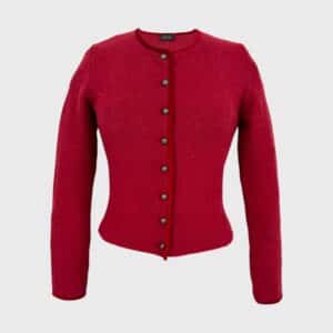Strickjacke Rot Ruhfeld