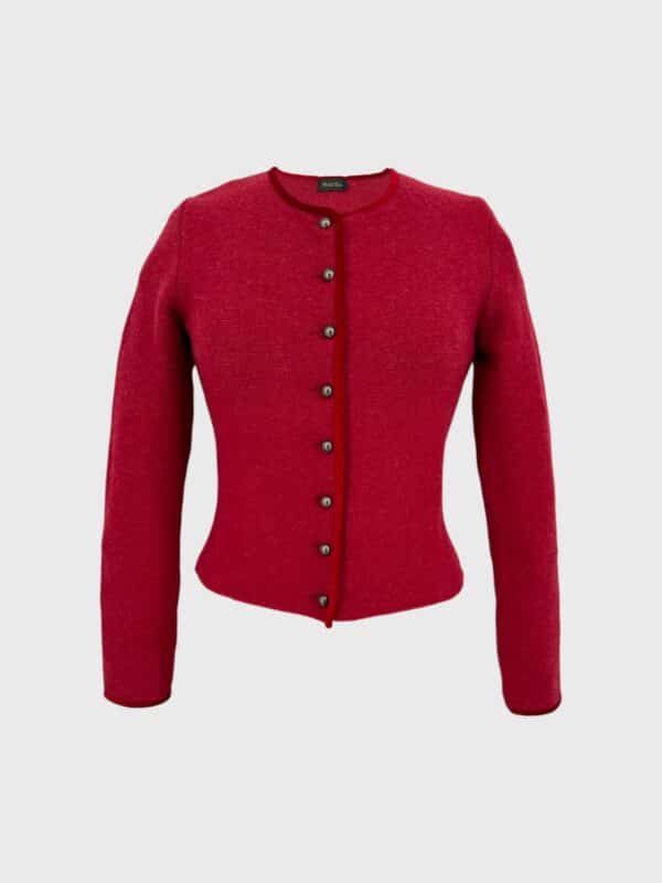 Strickjacke Rot Ruhfeld