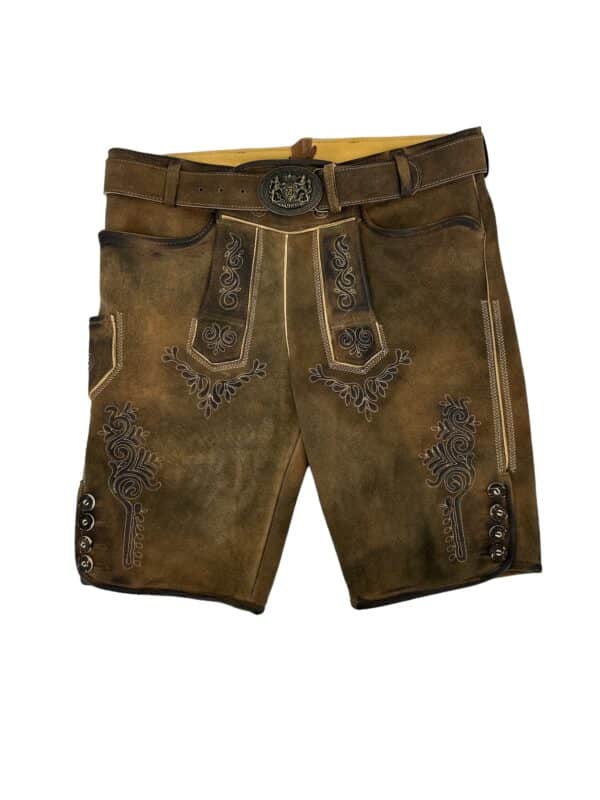 Lederhose Braun Rolli