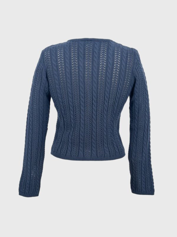 Strickjacke Blau S30408 – Bild 2