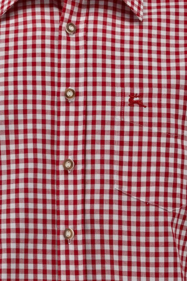Trachtenhemd Rot 120001-2602 – Bild 2