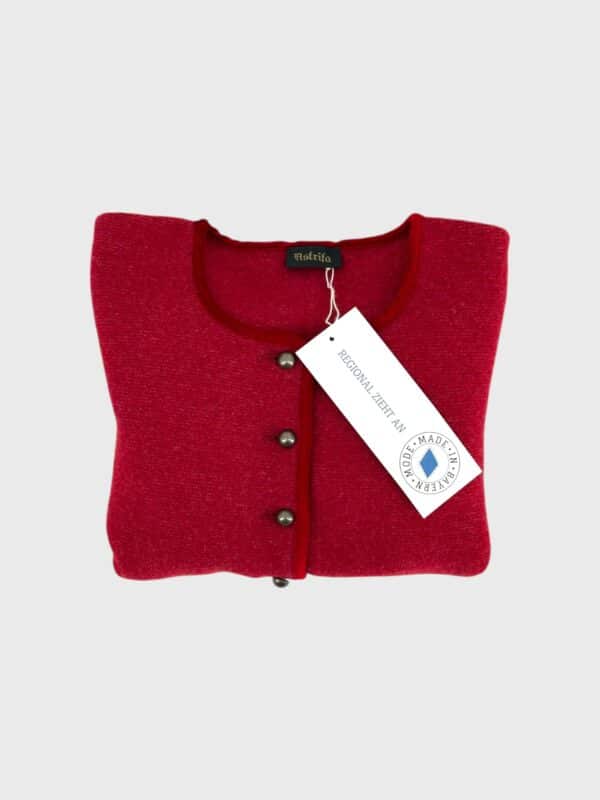 Strickjacke Rot Ruhfeld – Bild 3