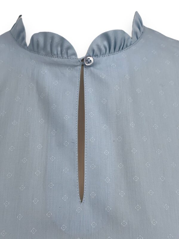 Trachtenbluse Blau DO 6082A 10110 – Bild 2