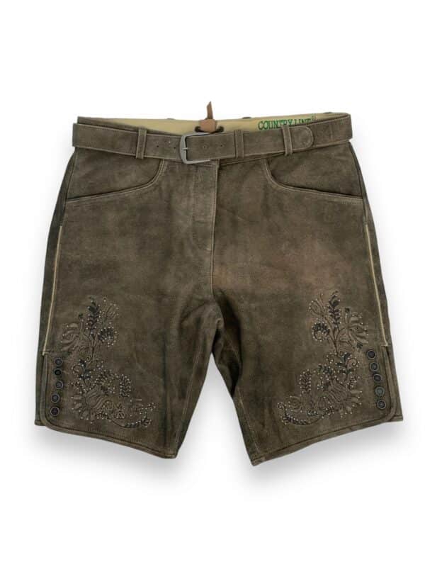 Lederhose Grau 10365