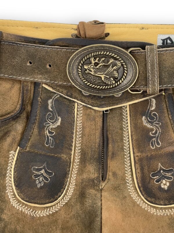 Lederhose Braun Lisa-P – Bild 2