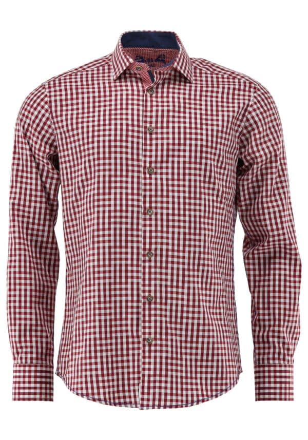 Trachtenhemd Rot 420000-3253