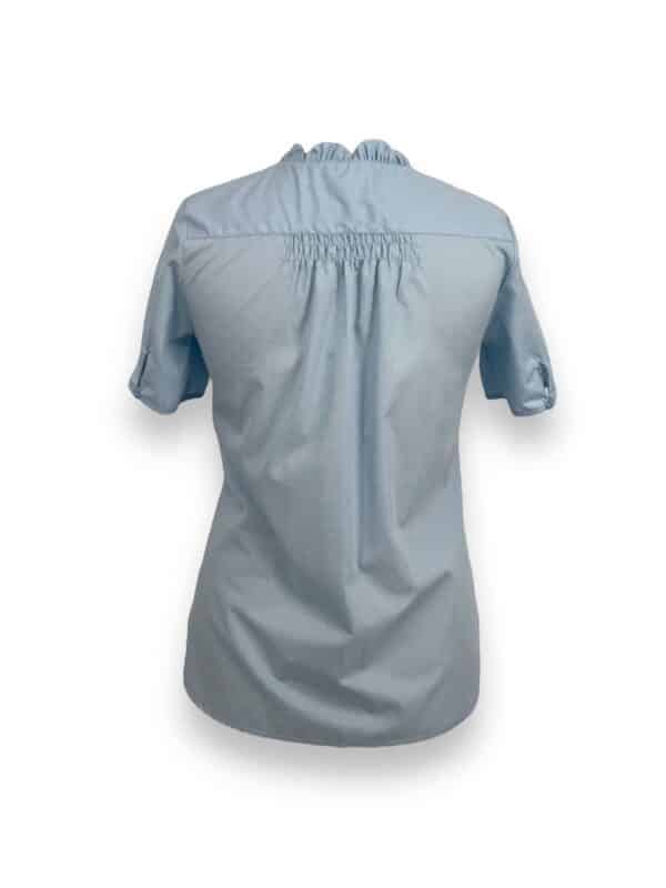 Trachtenbluse Blau DO 6082A 10110 – Bild 3