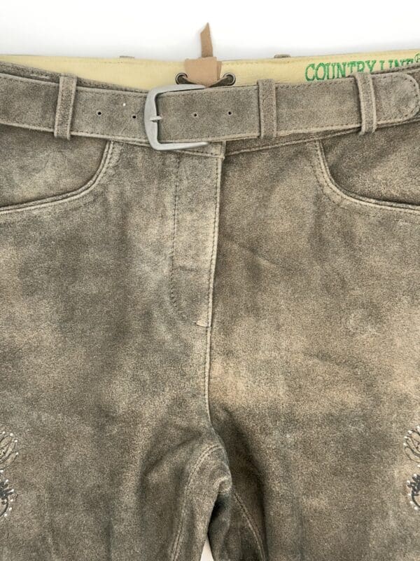 Lederhose Grau 10365 – Bild 4