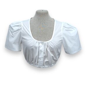 Dirndlbluse Weiß 39915