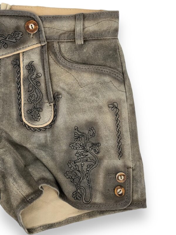 Lederhose Grau Bogensee – Bild 2