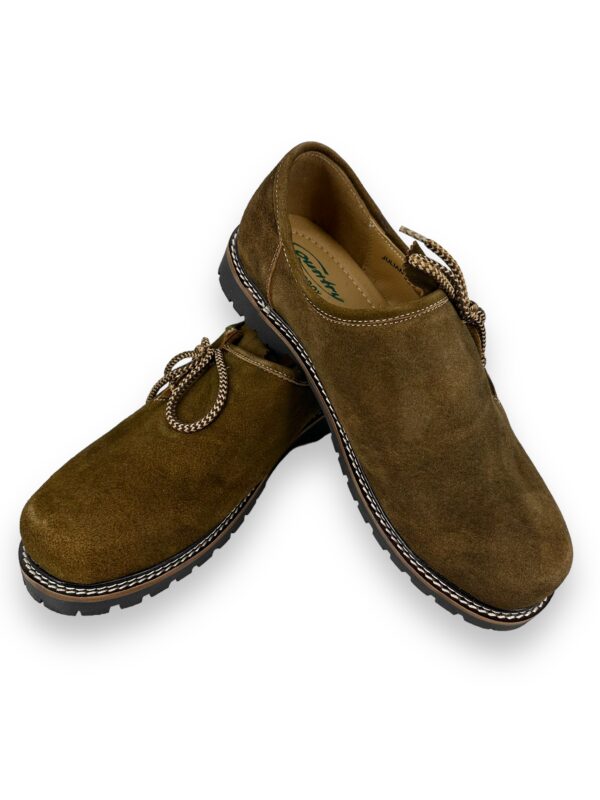 Haferlschuhe aus Velourleder