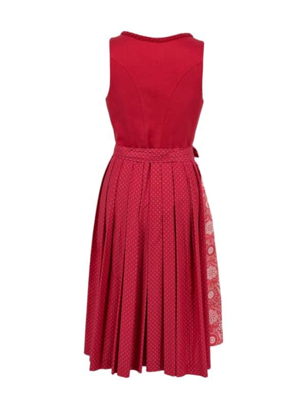 Dirndl Rot Wiessee 241 2132/70 – Bild 2