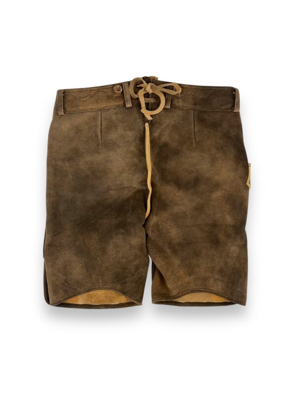 Lederhose Braun Weitenfels Urform – Bild 4