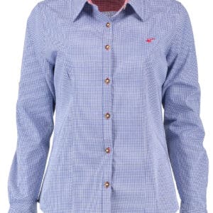 Trachtenbluse Blau 450004-2857