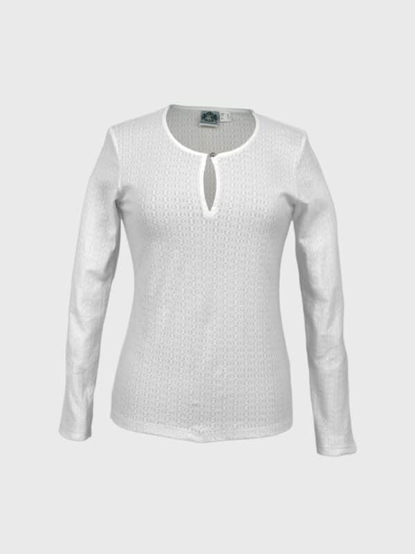 Trachtenshirt Weiß Lisa 212 5504