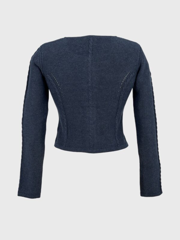 Strickjacke Blau Lugano 242 7513 – Bild 2