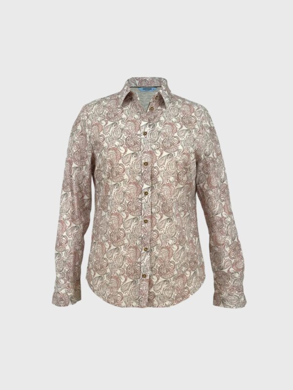 Trachtenbluse Rosa / Grün 6016 10219