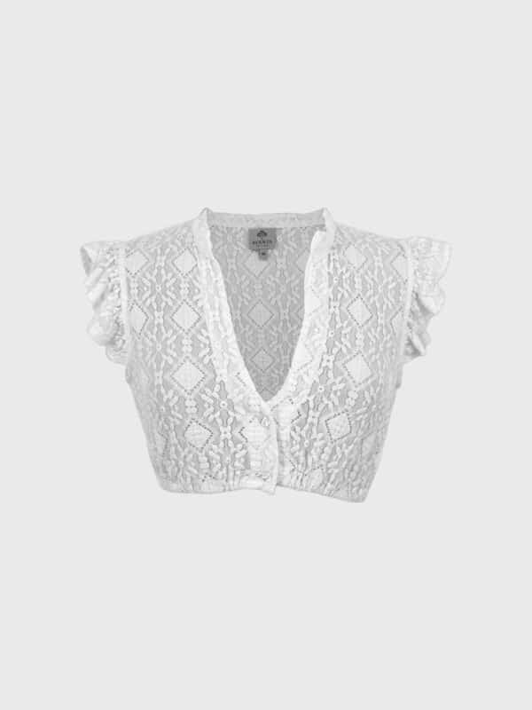 Dirndlbluse Weiß 351420