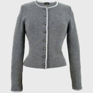 Strickjacke Grau Ruhfeld