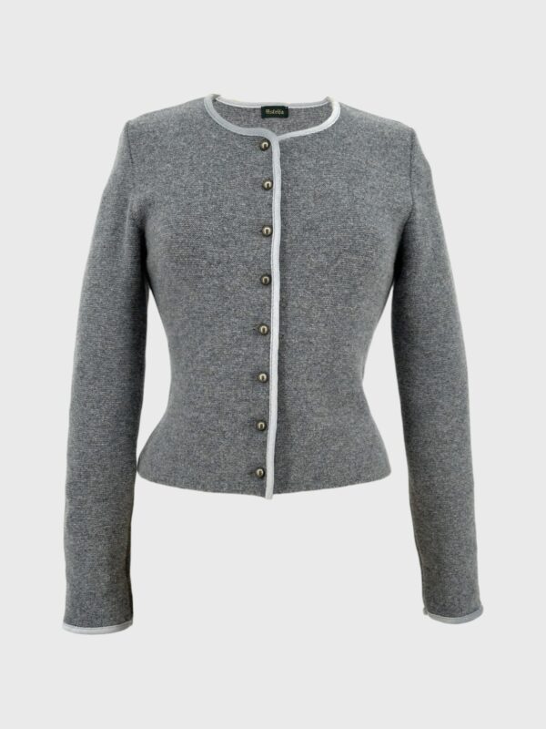 Strickjacke Grau Ruhfeld