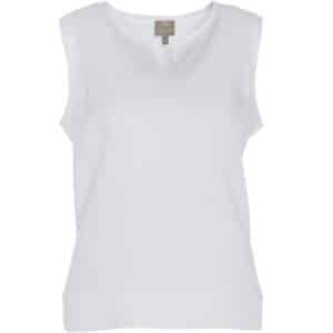 Trachtenbluse ohne Arm aus Leinen