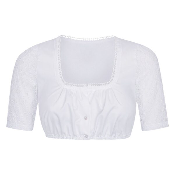 Dirndlbluse in weiß