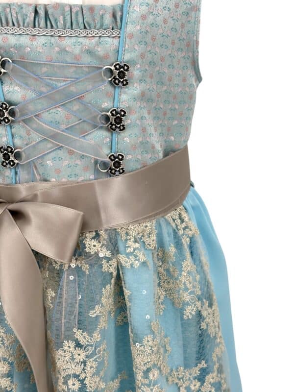 Kinderdirndl Türkis 43165 – Bild 2