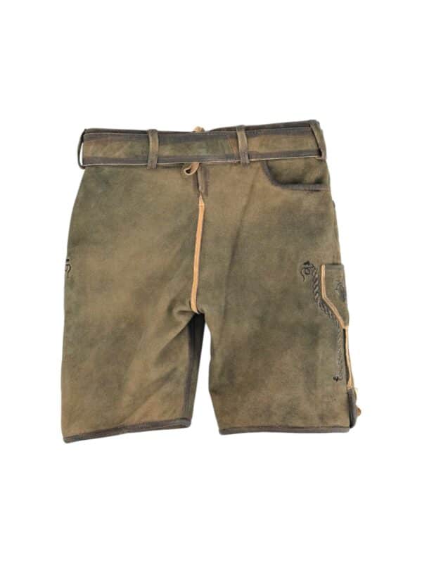 Kinderlederhose Braun Mittelberg-Kid – Bild 2