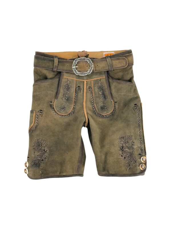 Kinderlederhose Braun Mittelberg-Kid