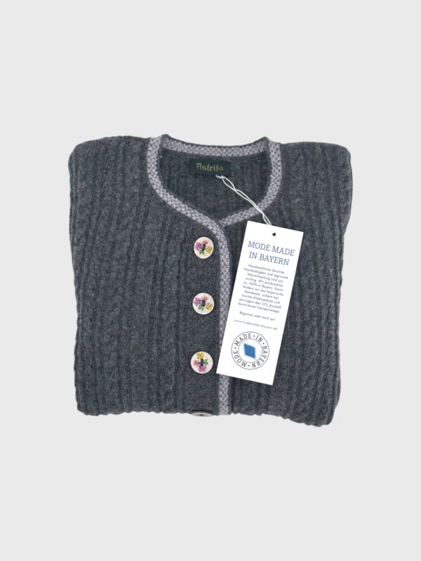 Strickjacke Grau Türnau – Bild 2