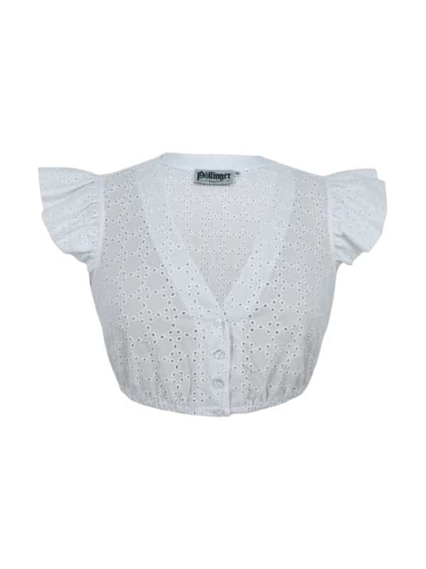 Dirndlbluse Weiß 21460
