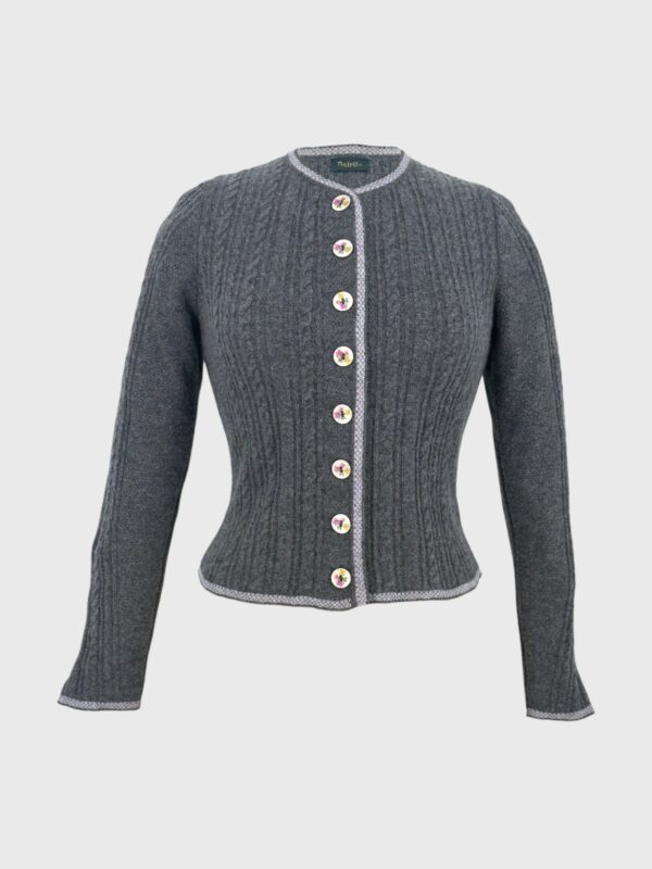 Strickjacke aus 100% Merinowolle