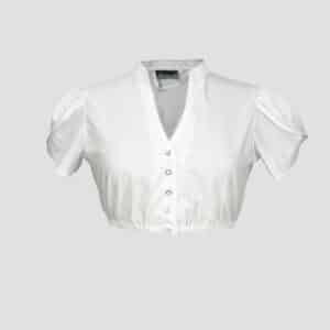 Dirndlbluse Weiß 21537