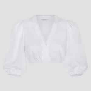 Dirndlbluse Weiß 01 61158 Fiolla
