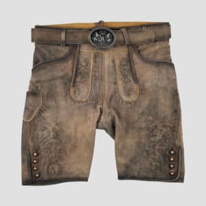 Lederhose Braun Horn