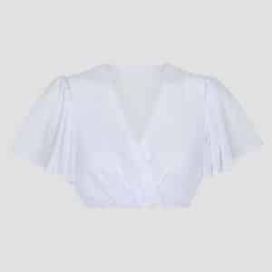 Dirndlbluse Weiß 01 61140 Violetta