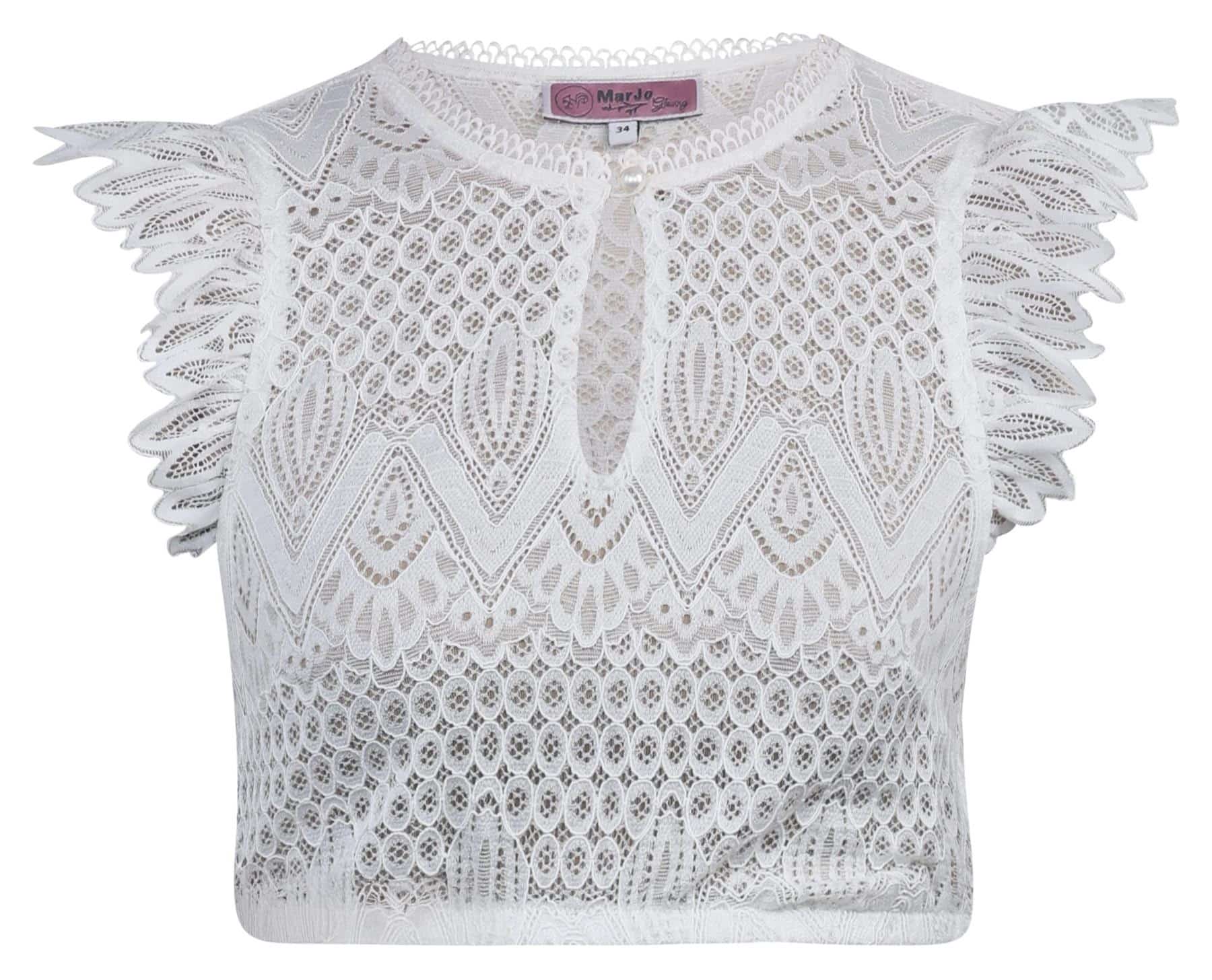 Pöllinger Leder & Tracht - Dirndlbluse Champagner Neudörfl Dirndlbluse Champagner Neudörfl