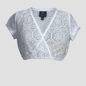Dirndlbluse Weiß 961410
