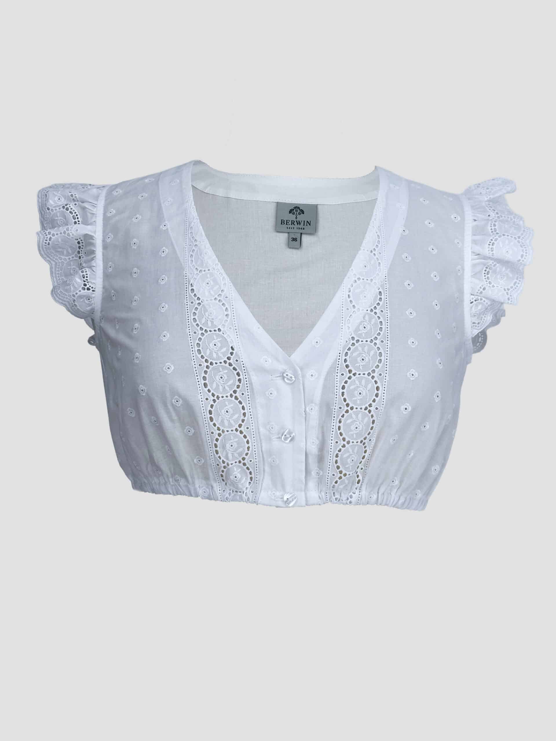 Pöllinger Leder & Tracht - Dirndlbluse Weiß 361800 Dirndlbluse Weiß 361800